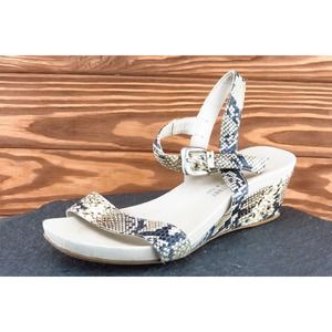 La Canadienne Sz 36 M Brown Ankle Strap Leather Women Sandals